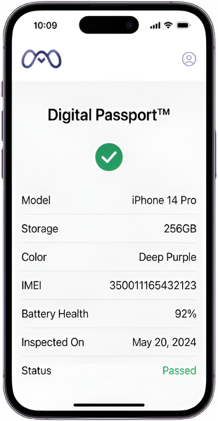 Digital Passport App on Phone